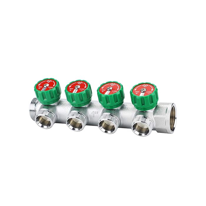 Коллектор регулирующий Varmega 1", хромированный